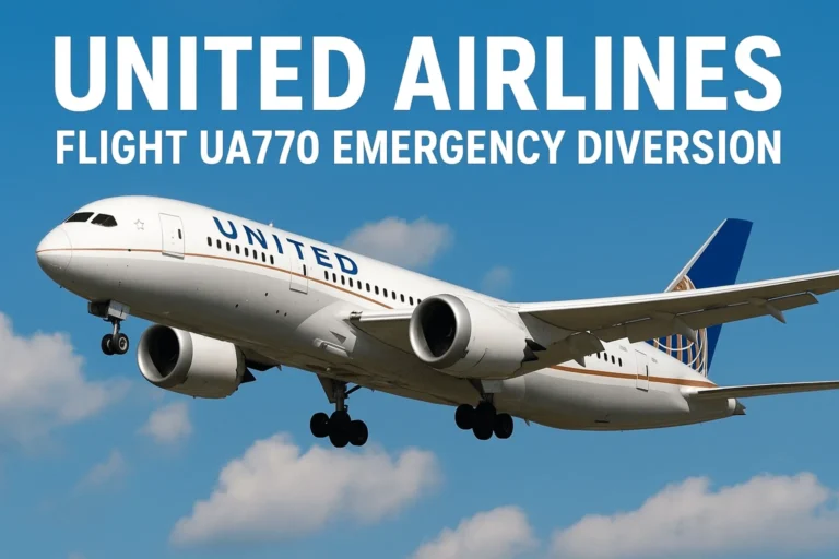 United Airlines Flight UA770 Emergency Diversion