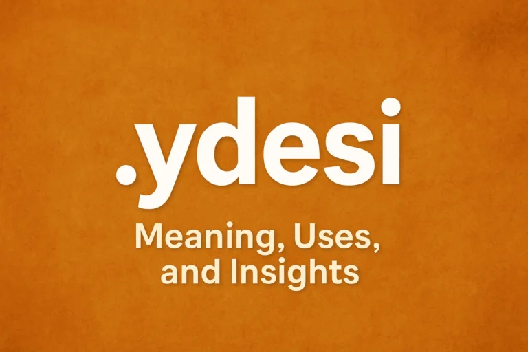 What is .ydesi? Meaning, Uses, and Insights